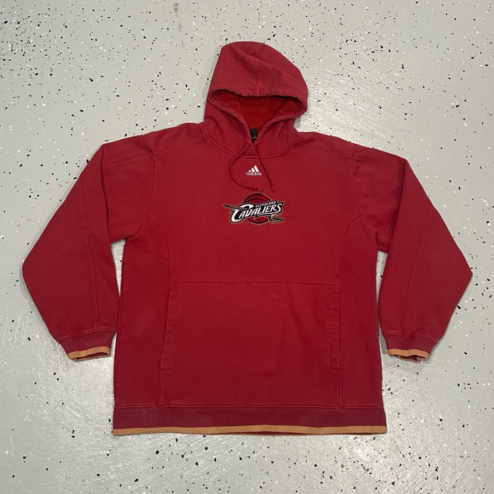 Y2k 2007 Cleveland Cavaliers Adidas Hoodie / Sweatshirt Mens Size Medium